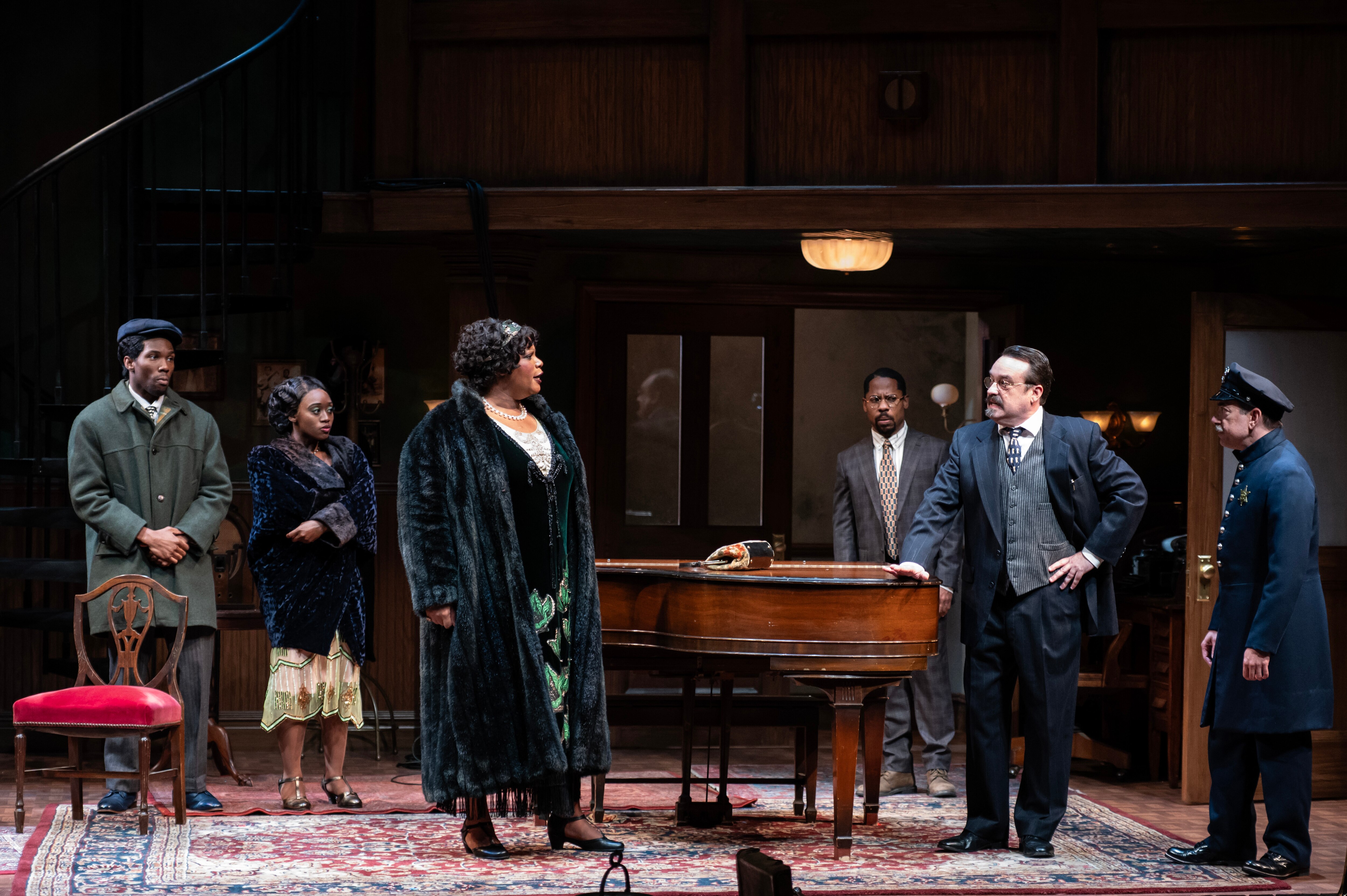 Nicole Michelle Haskins, third from left, plays acclaimed blues singer Ma Rainey.