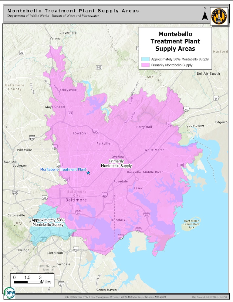 Almost 350,000 household customers around the Baltimore area have started to see water from the Susquehanna River come out of their faucets.