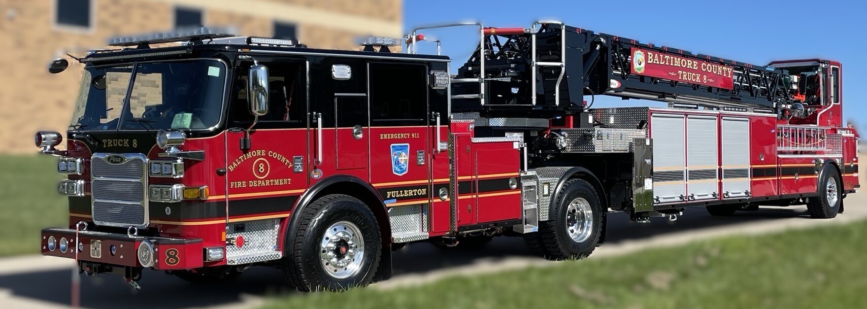 Baltimore County Fire Department truck