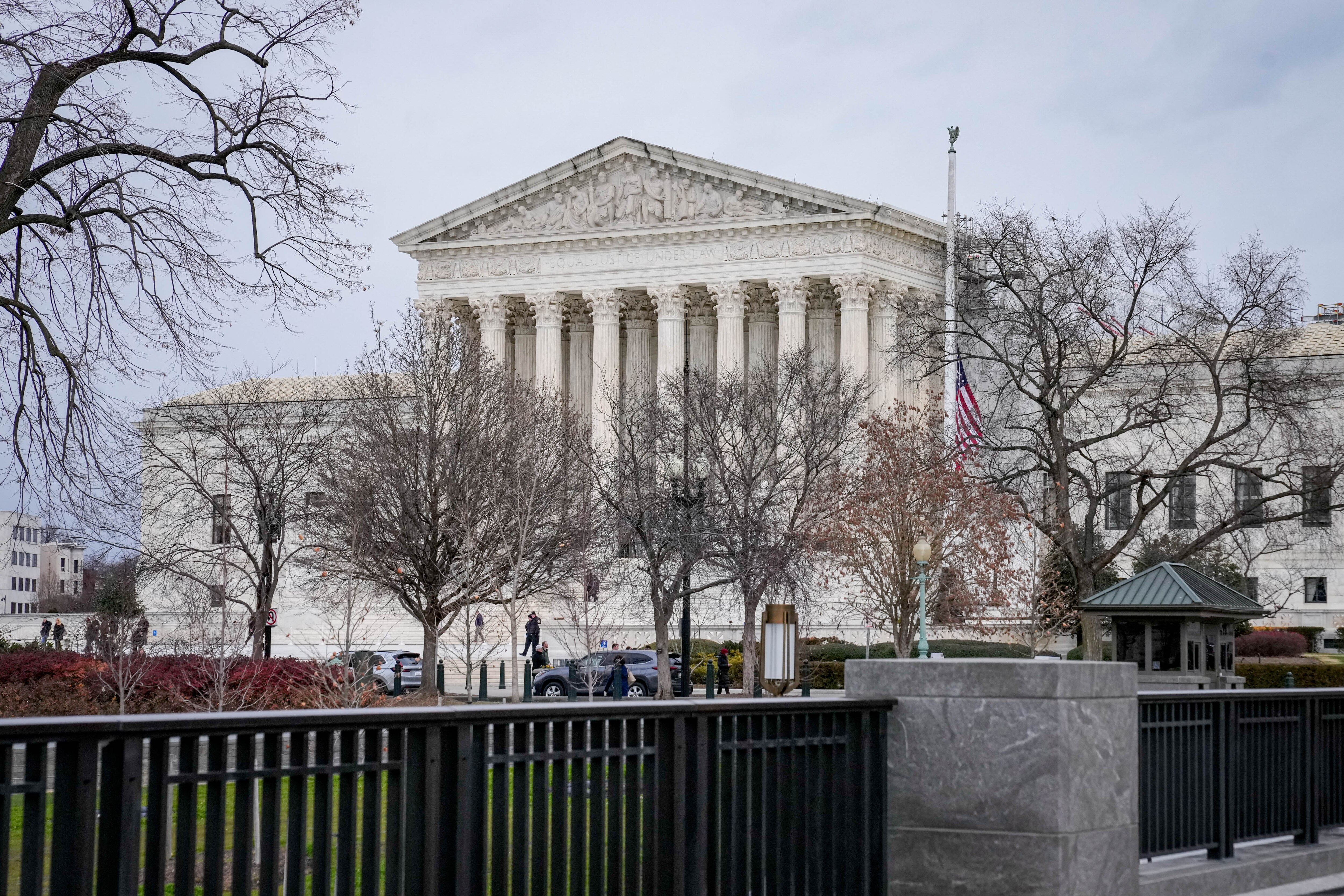 The United States Supreme Court building in Washington, D.C. on Friday, January 3, 2025.