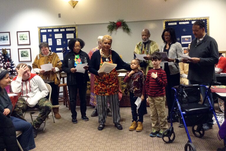 The annual Kwanzaa celebration at the Benjamin Banneker Historical Park and Museum in Catonsville includes a candle lighting ceremony.