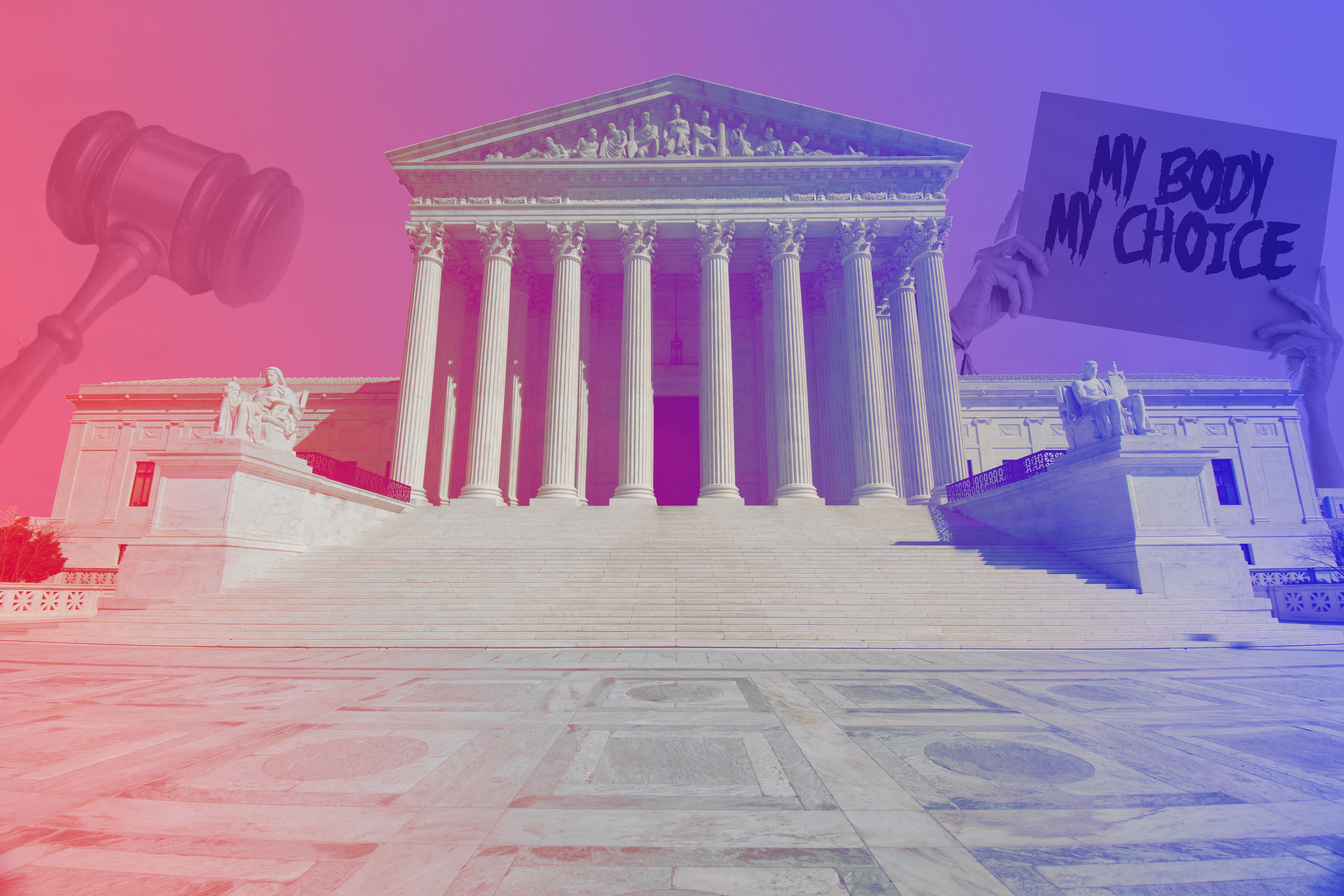 The Supreme Court, in a 5-4 decision, overturned Roe v. Wade.