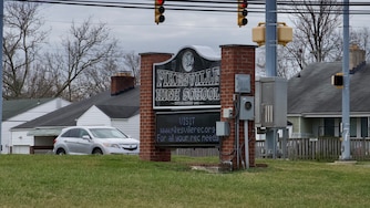 Pikesville High School photographed on March 4, 2024.