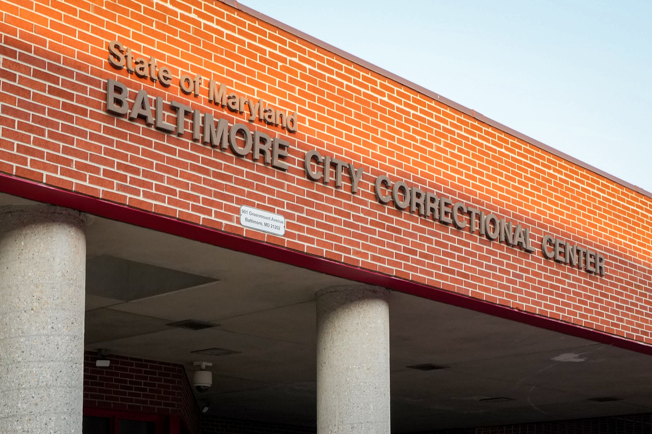 Exterior of the Baltimore City Correctional Center, seen on Saturday, June 10, 2023.