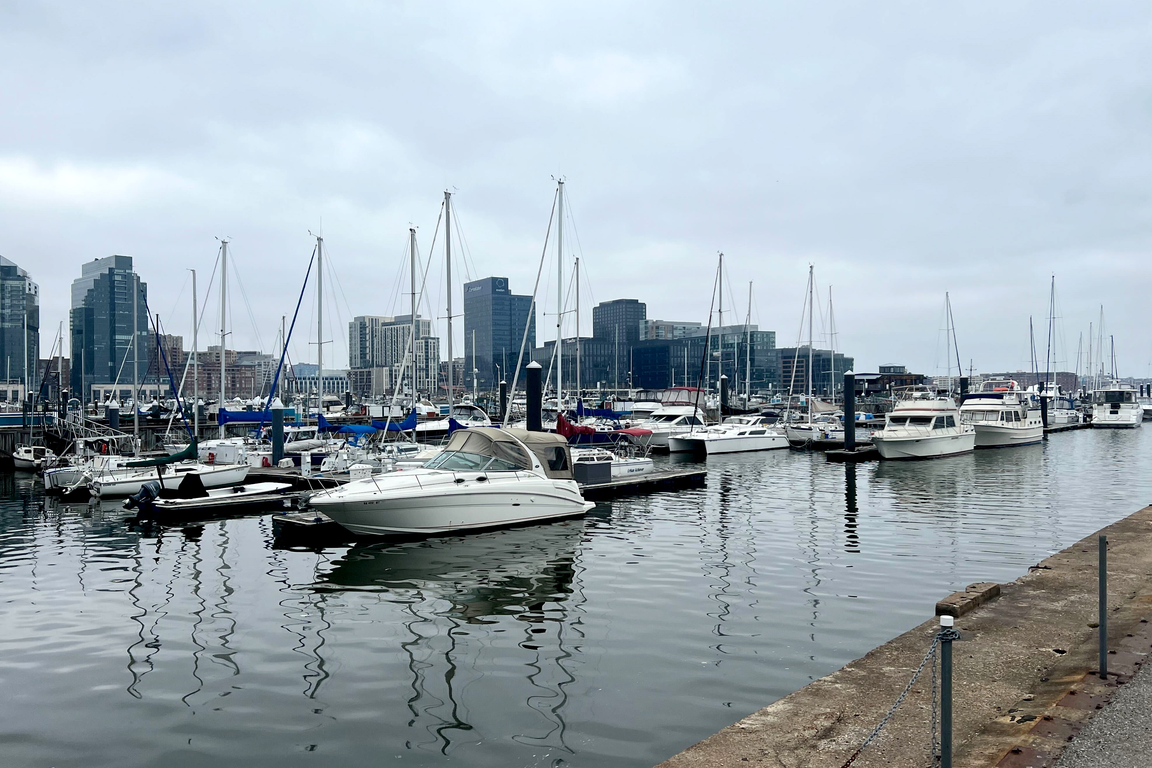 Harborview pier in Baltimore on Friday, March 14, 2025.