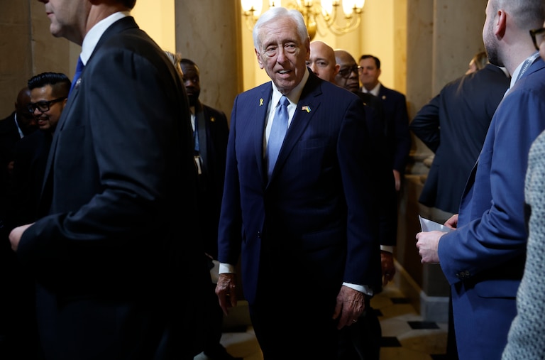 WASHINGTON, DC - JANUARY 20: Rep. Steny Hoyer (D-MD) attends the inauguration on January 20, 2025 in Washington, DC. Donald Trump takes office for his second term as the 47th president of the United States.
