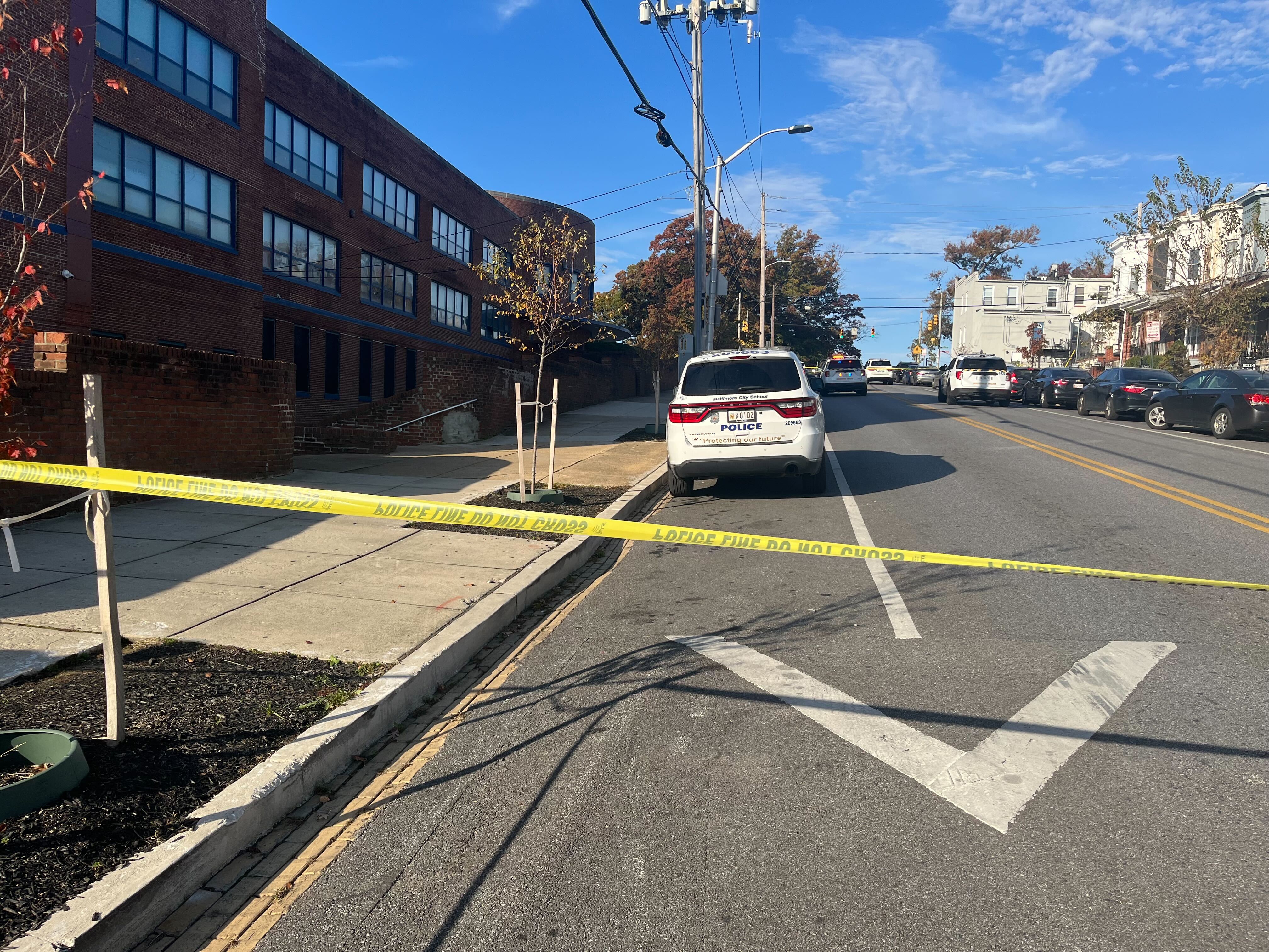 Three students shot in front of Baltimore’s Carver Vo-Tech High School as classes begin.