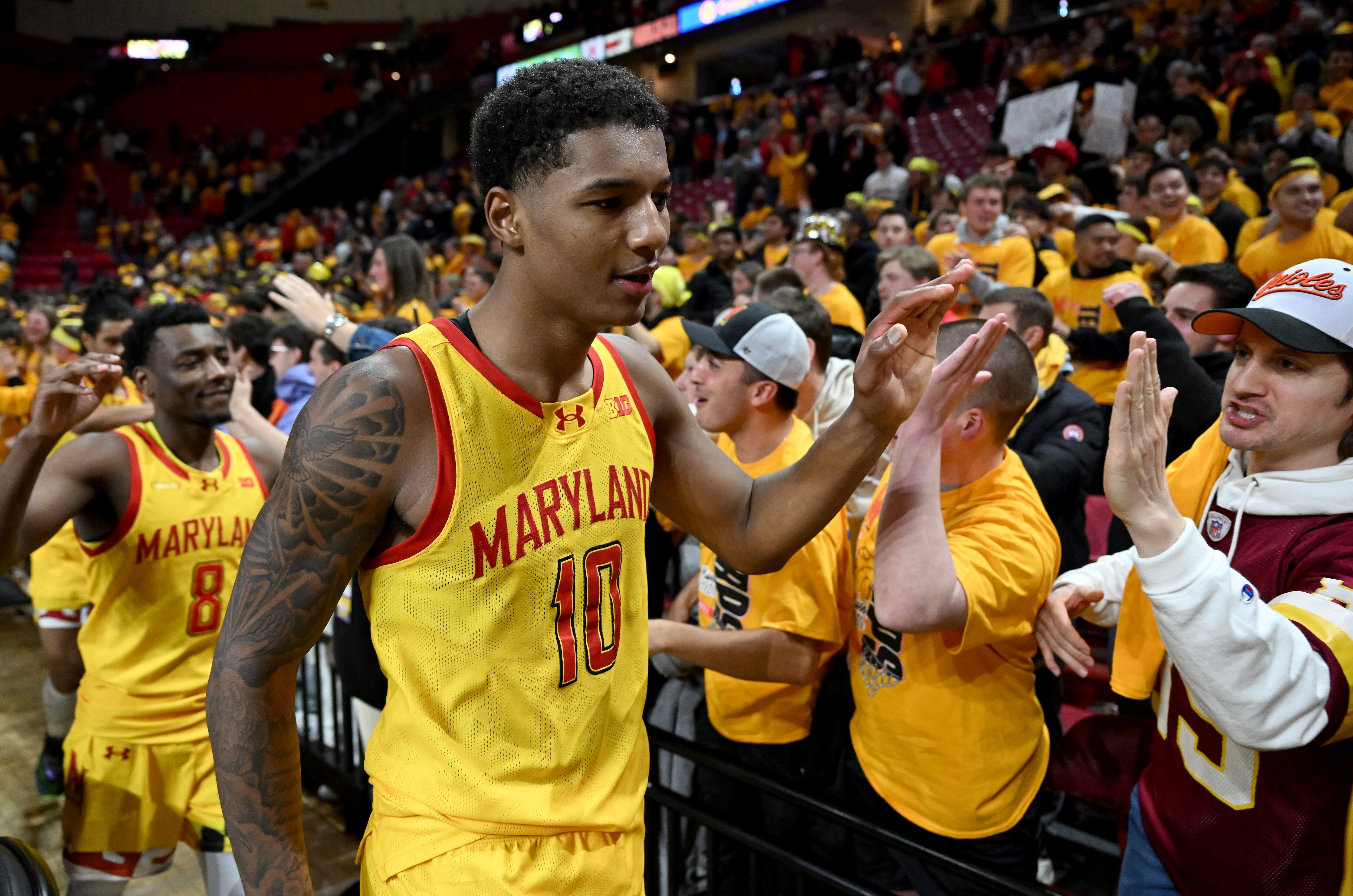 Julian Reese is averaging 13.0 points and 9.2 rebounds as the Terps head into the final weekend of the regular season.