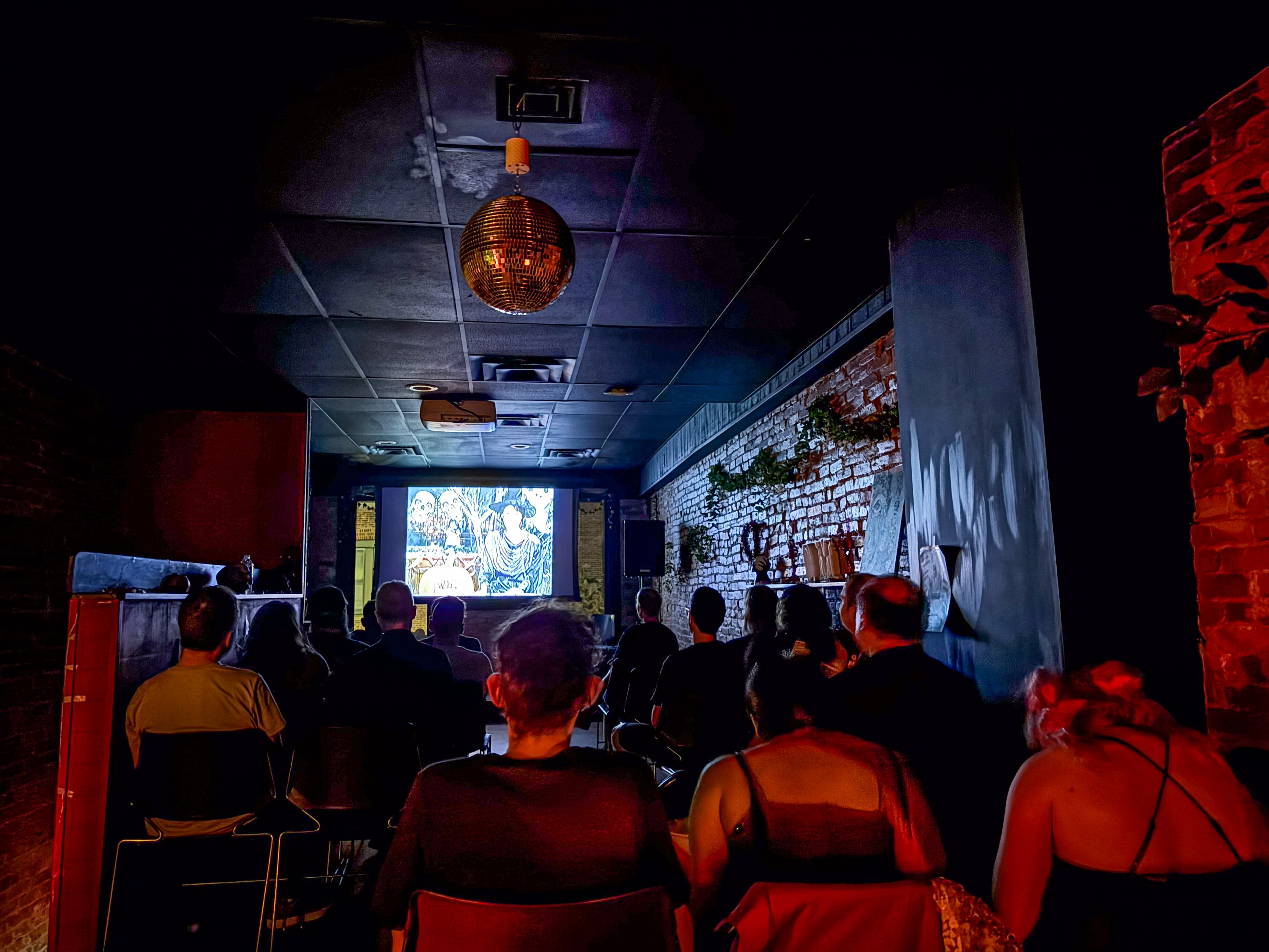 A Bmore Horror Club screening of “WNUF Halloween Special” in September 2024.