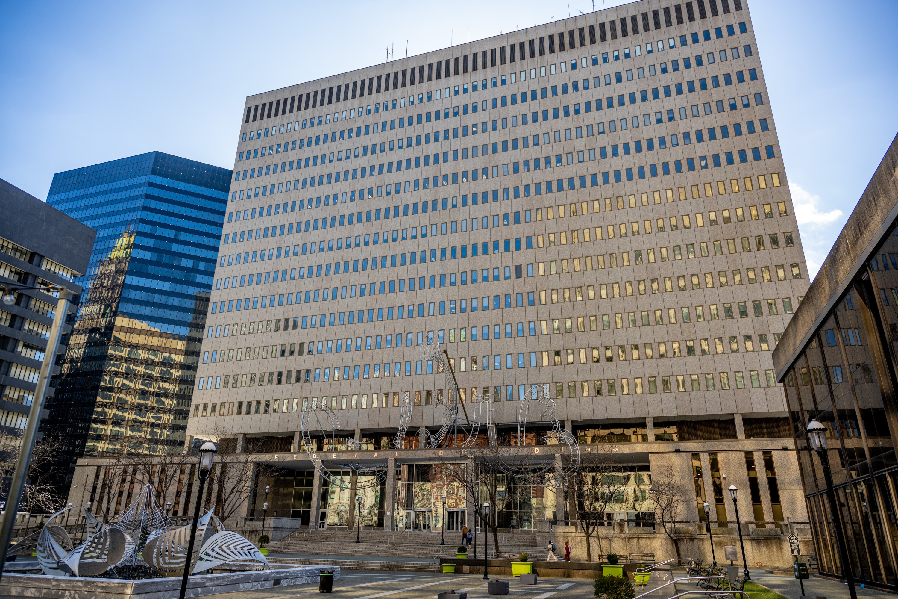 The George H. Fallon Federal Building in downtown Baltimore where the ICE field office is located. 