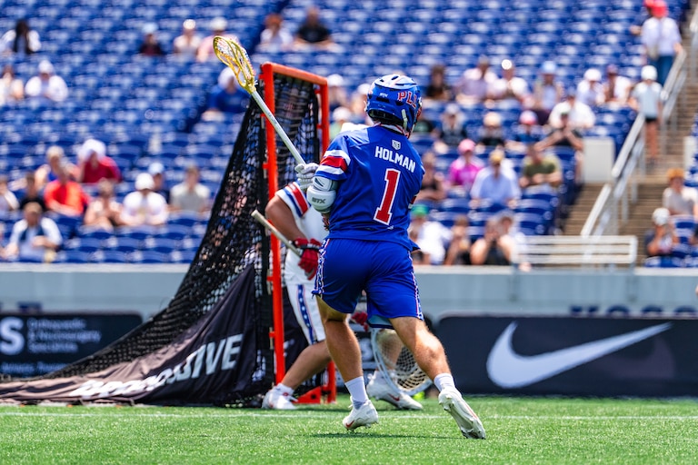 Attackman Marcus Holman of the Boston Cannons in action during the Premier Lacrosse League All-Star Game in Annapolis on July 5.