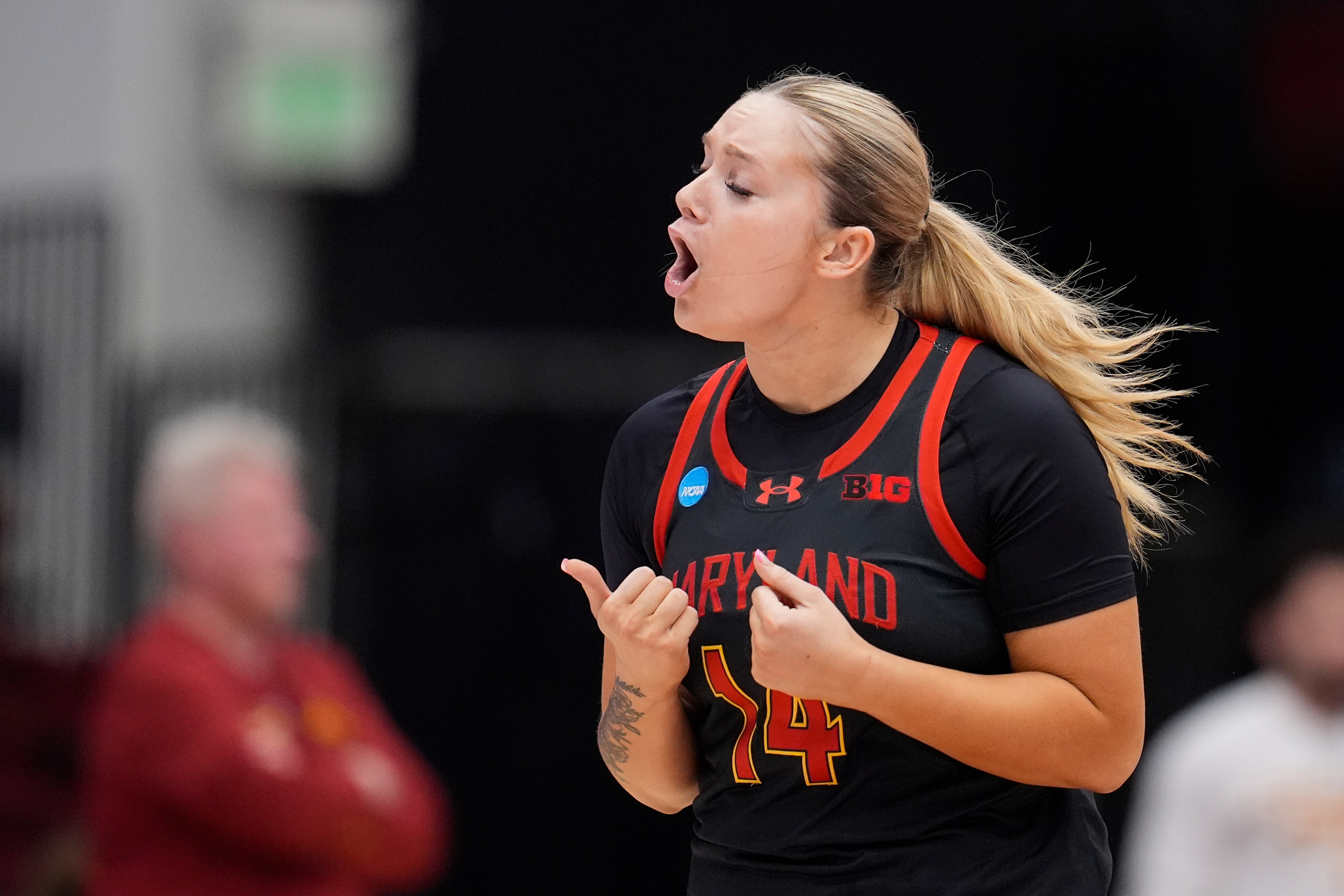 Maryland forward Allie Kubek scored 29 points in Friday's loss to Iowa State.