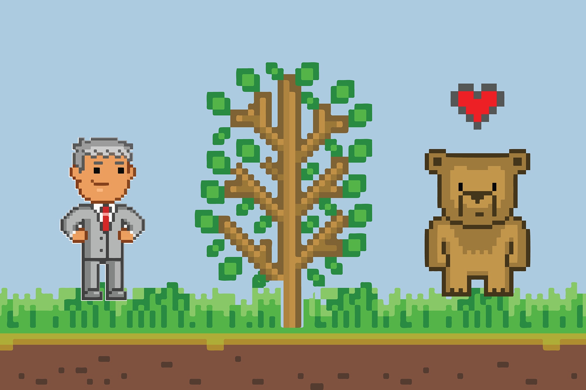 Would you rather be stuck in the woods with a man or a bear? (karpenko_ilia/Getty Images; Emma Patti Harris/The Baltimore Banner)