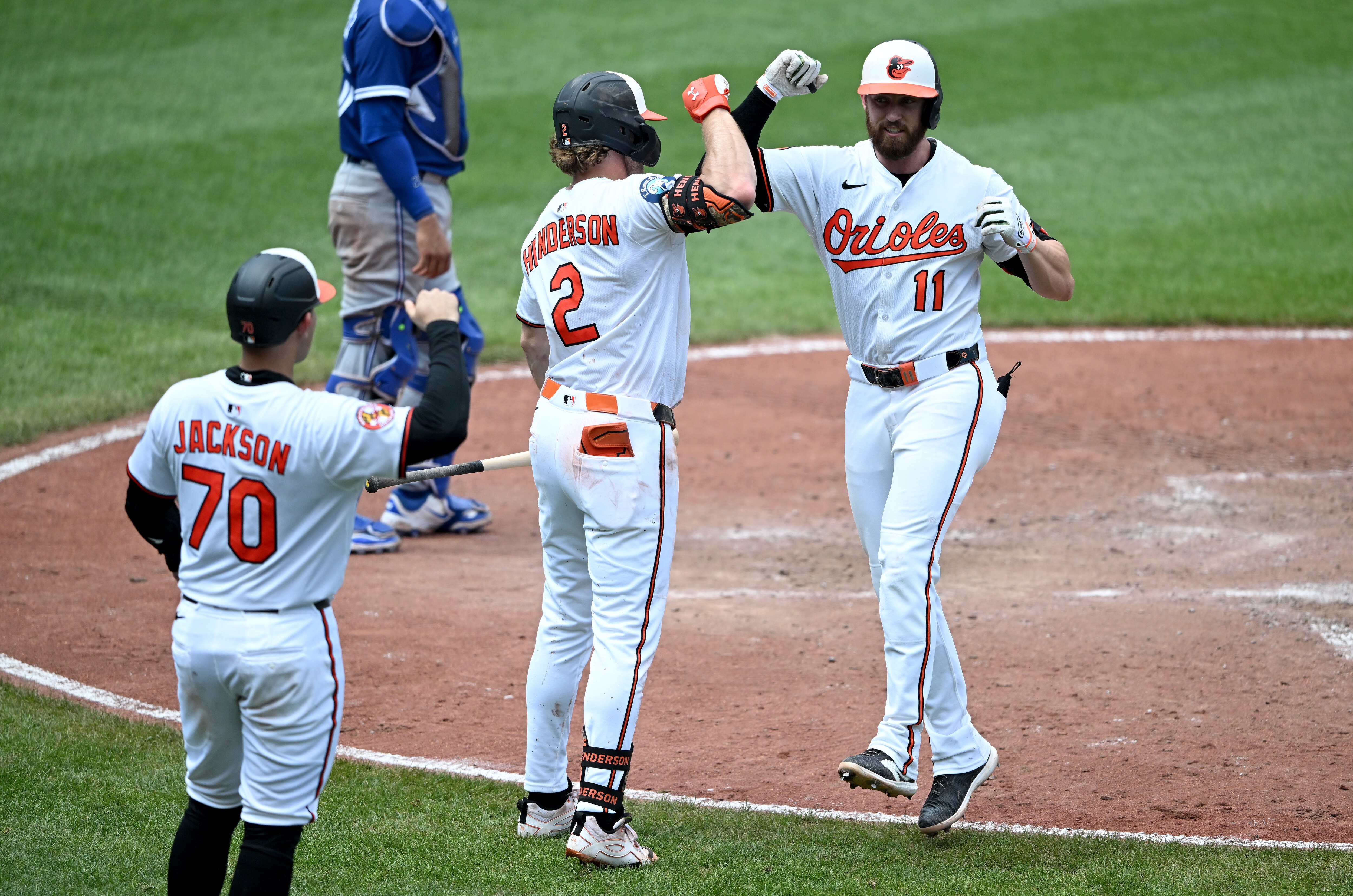 Jordan Westburg, right, and Gunnar Henderson had a strong homestand as the Orioles offense showed a return to form.
