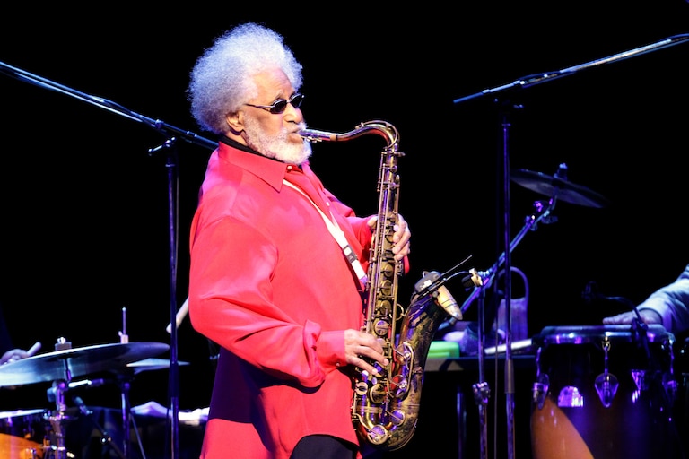 Sonny Rollins performs during a concert in Tokyo, Oct. 4, 2010.