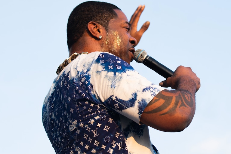 Busta Rhymes performs at AFRAM on Saturday June 22, 2024. The annual festival that aims to celebrate African American culture is set to continue for its second day at Druid Hill Park on Sunday.