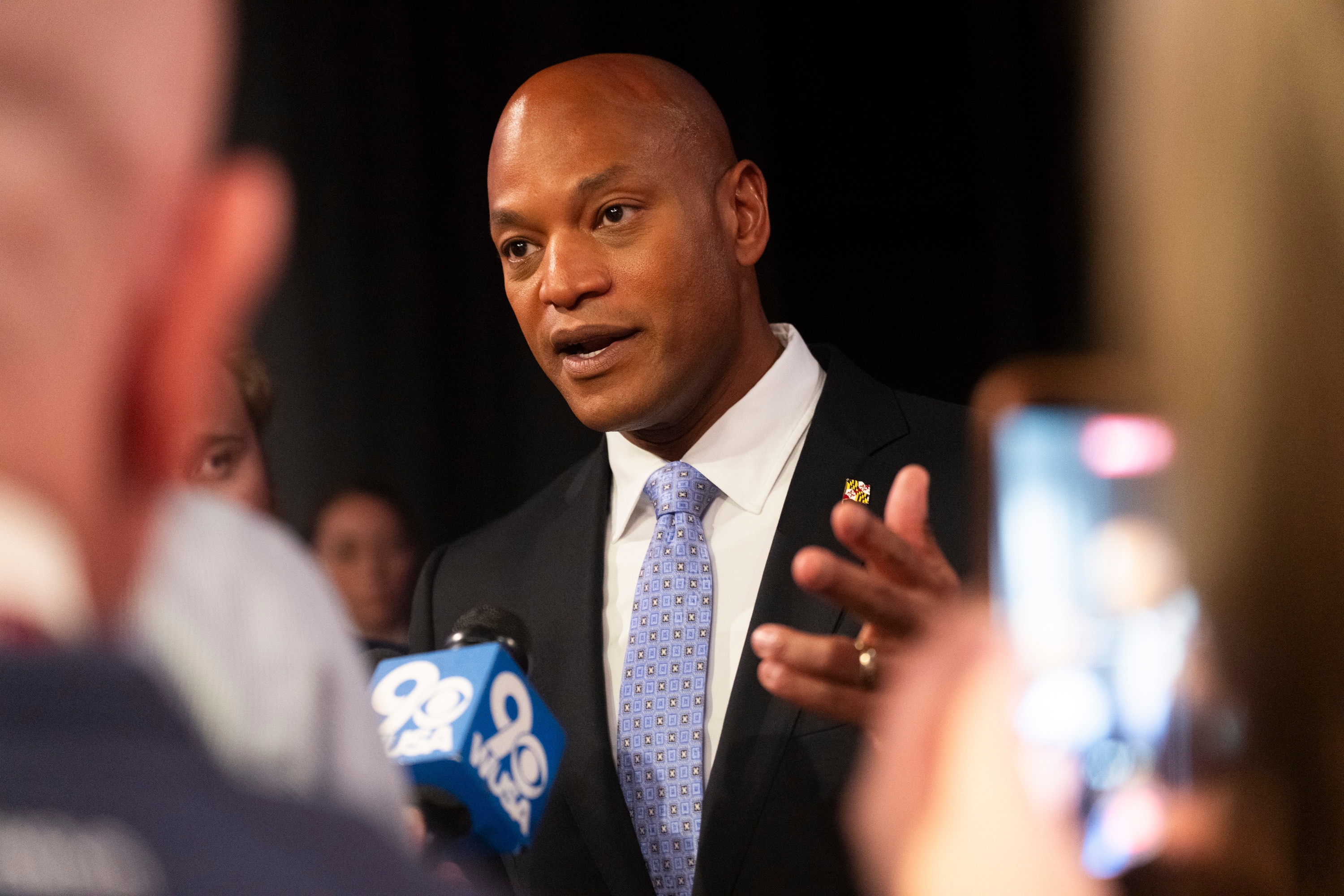 Asked during Maryland’s lone gubernatorial debate Tuesday whether he would serve a full second term if reelected, Gov. Wes Moore declined to commit, leaving open questions about his political future.