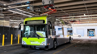 The upgraded transit depot in Derwood is powering the county’s transition from diesel-powered Ride-On buses. Within its fleet of about 400, the county has about 70 electric buses.Within its fleet of about 400, the county has about 70 electric buses.
