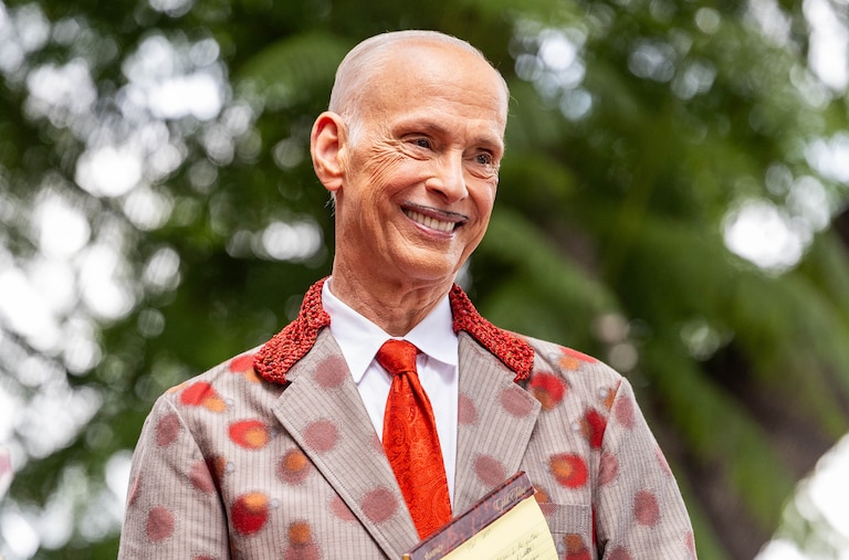 HOLLYWOOD, CALIFORNIA - SEPTEMBER 18: John Waters attends the star ceremony for director John Waters on the Hollywood Walk of Fame on September 18, 2023 in Hollywood, California.