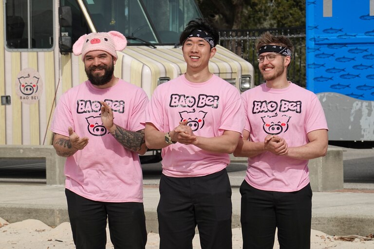 Kevin Hsieh (center) brought his Rockville-based Taiwanese street food restaurant, Bao Bei, to Food Network’s “The Great Food Truck Race” last year.