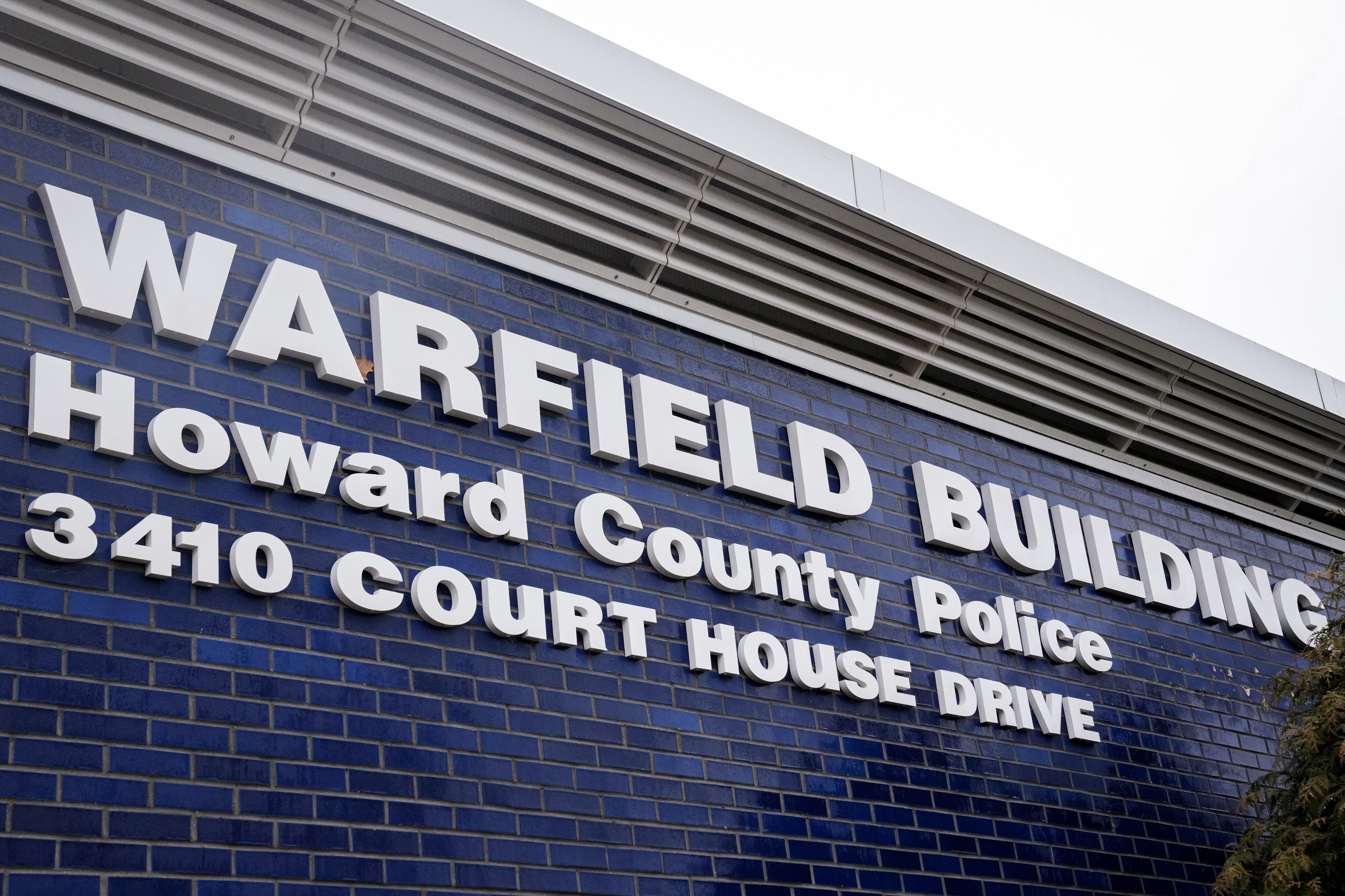 The Howard County Police headquarters exterior on Jan. 25, 2024.