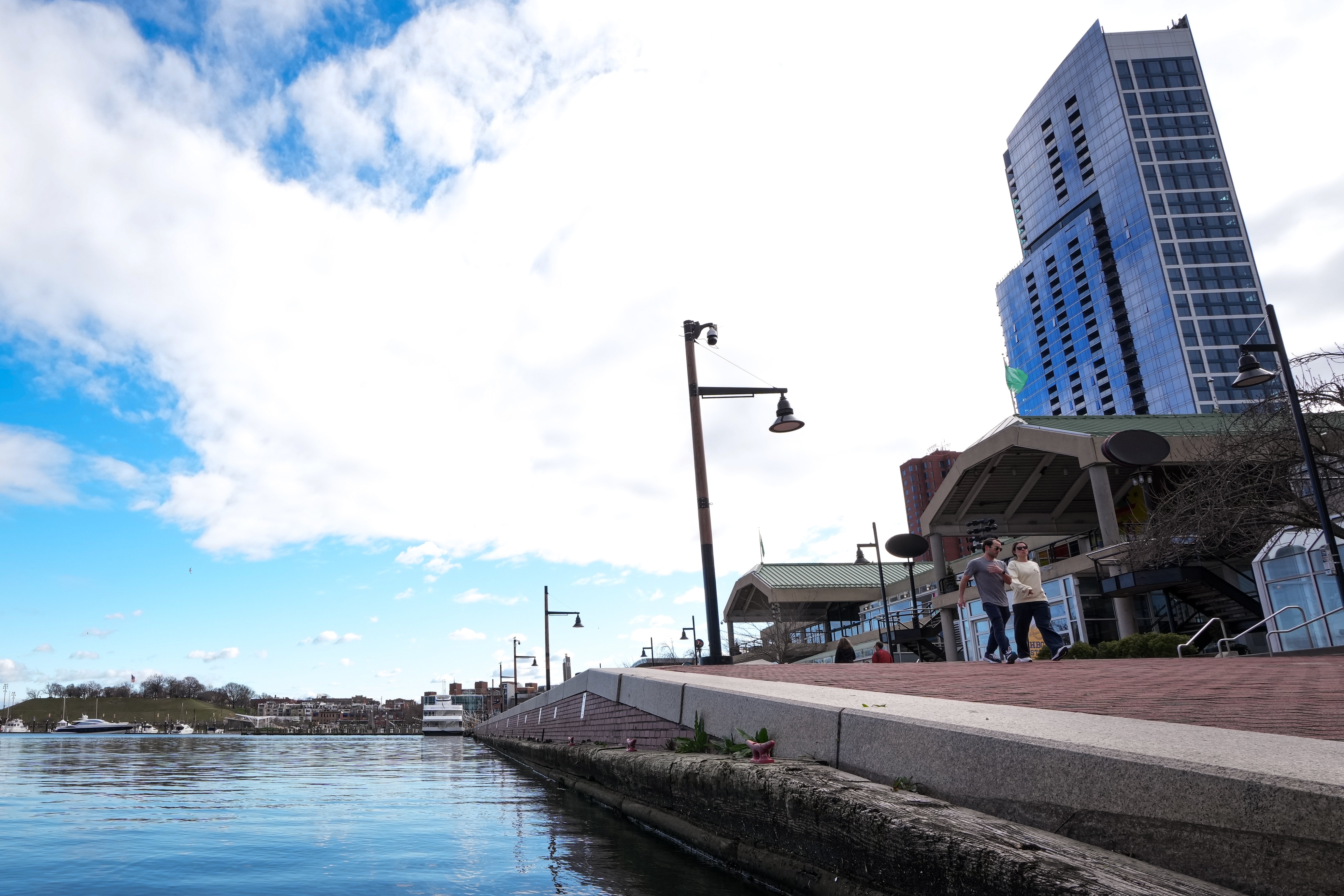 The Inner Harbor’s waterfront promenade will be raised several feet above water level as part of a massive redevelopment of Harborplace.