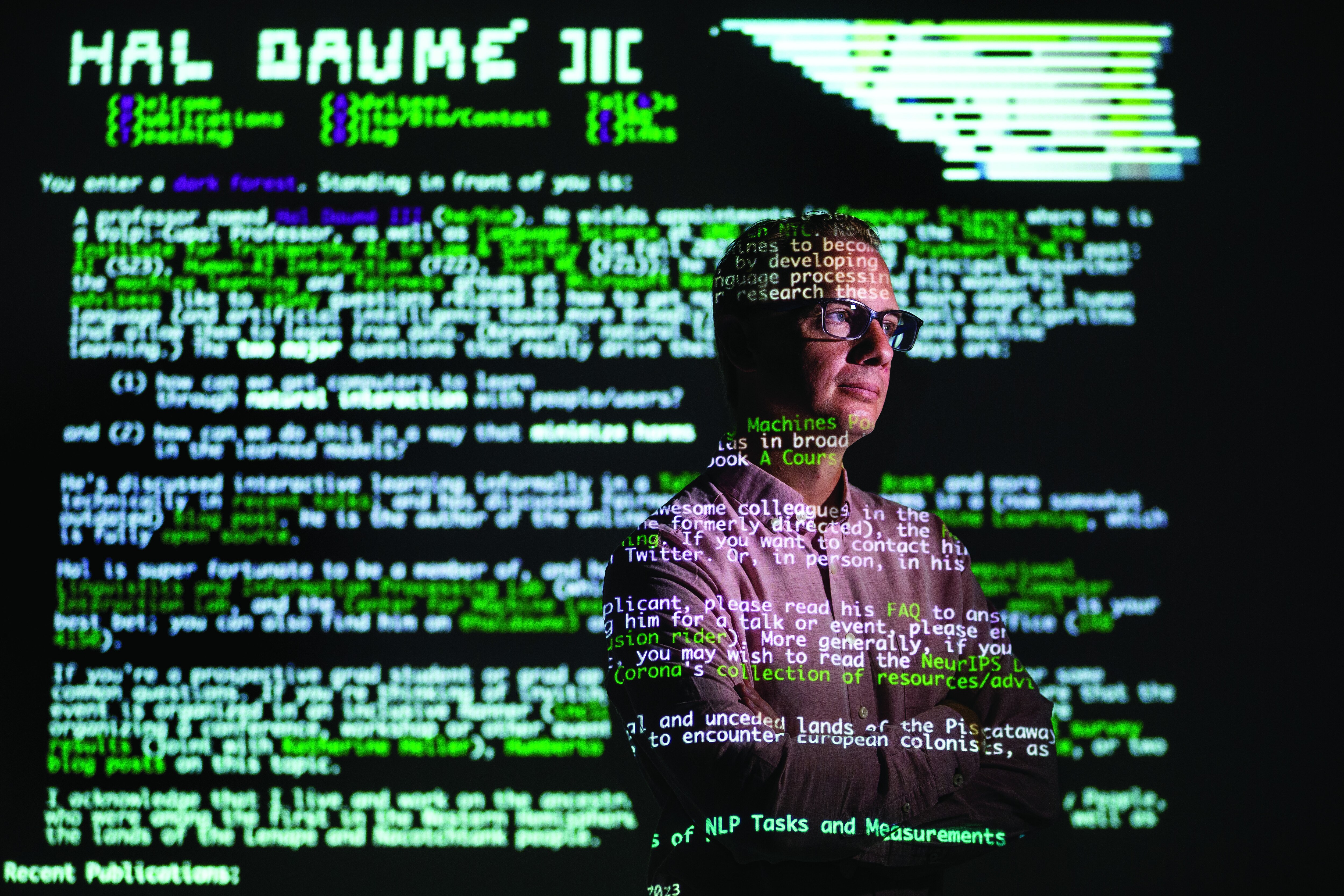 Hal Daumé III is the inaugural director of the University of Maryland, College Park’s institute dedicated to studying artificial intelligence.