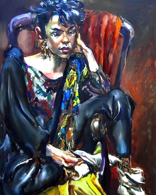 Portrait of Thea Osato by Raoul Middleman.