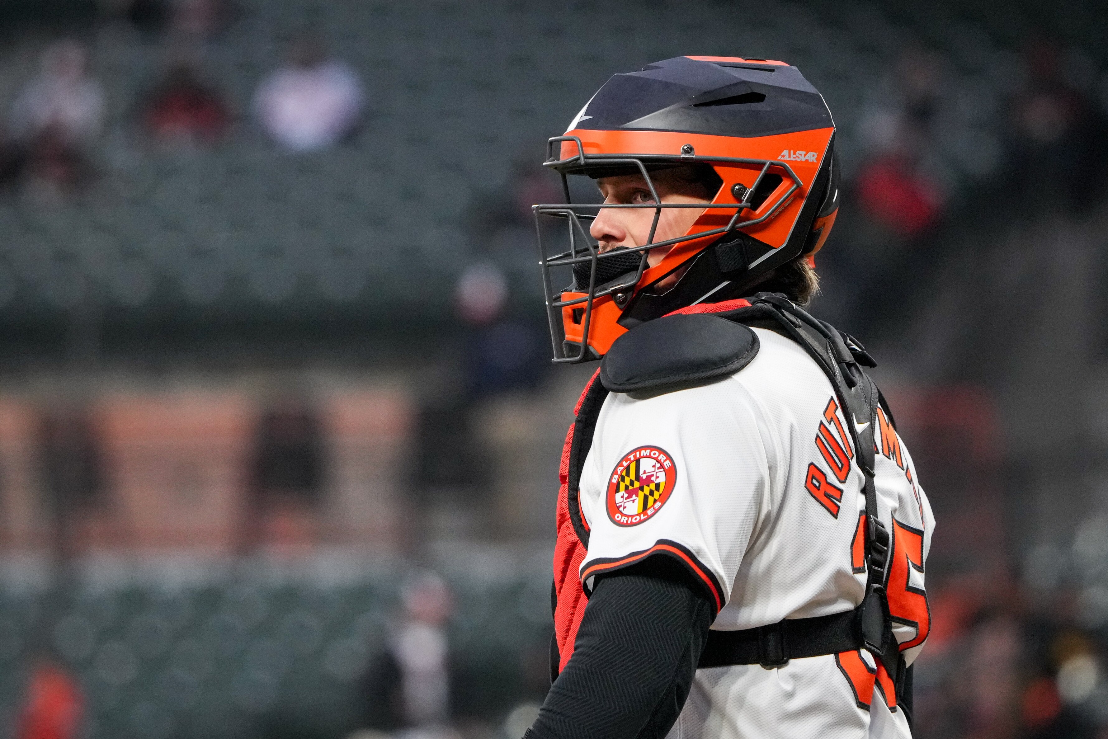 Adley Rutschman has played all but one of the Orioles’ 27 games, with a .318 batting average, four home runs and 17 RBIs.
