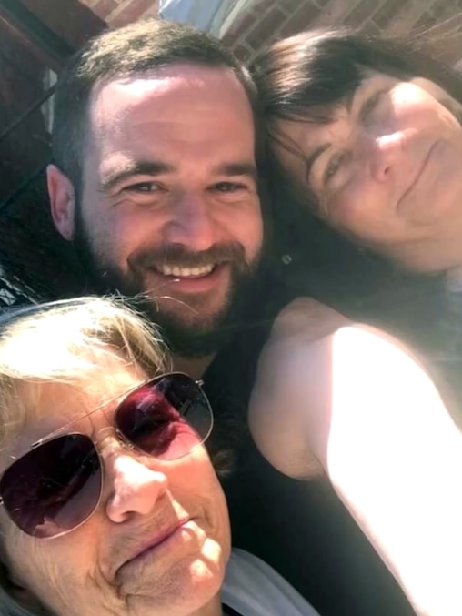 Jimmy Nugent with his aunt Joan Cremen and his mother Deborah Nugent in 2024 in Little Italy.