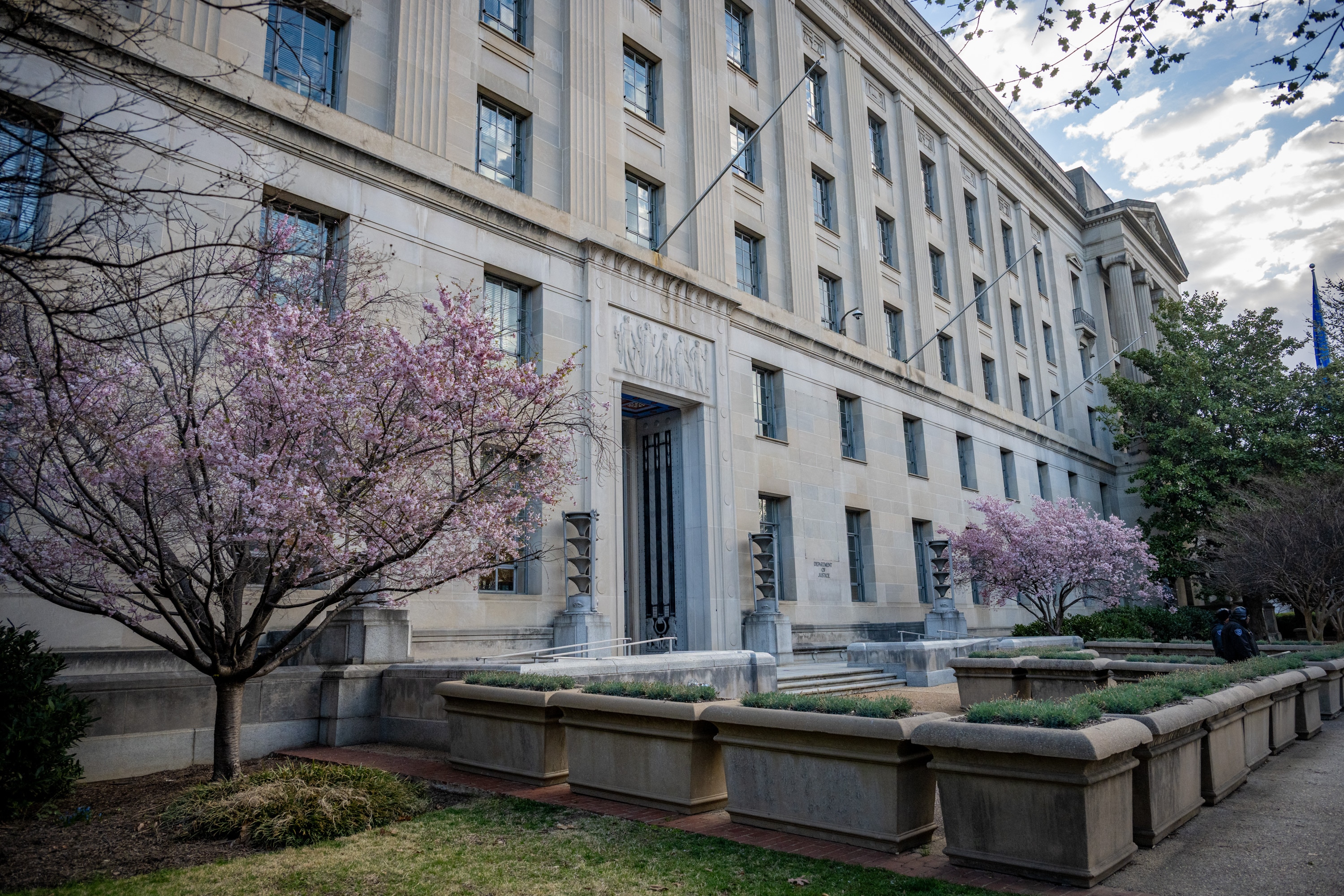 Robert F. Kennedy Department of Justice Building in Washington, DC.