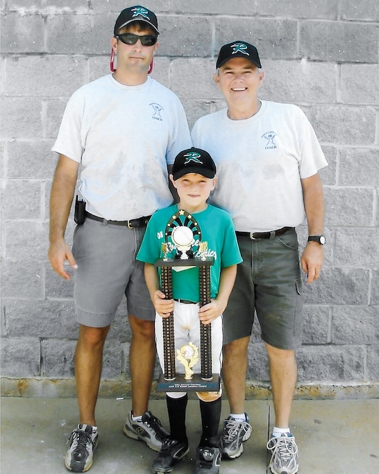 From left, Allen Henderson, Gunnar Henderson, and T.J. Etheridge.