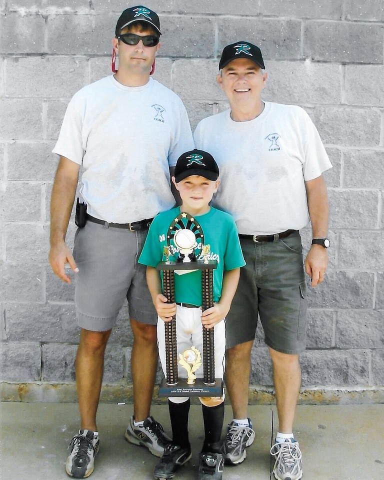From left, Allen Henderson, Gunnar Henderson, and T.J. Etheridge.