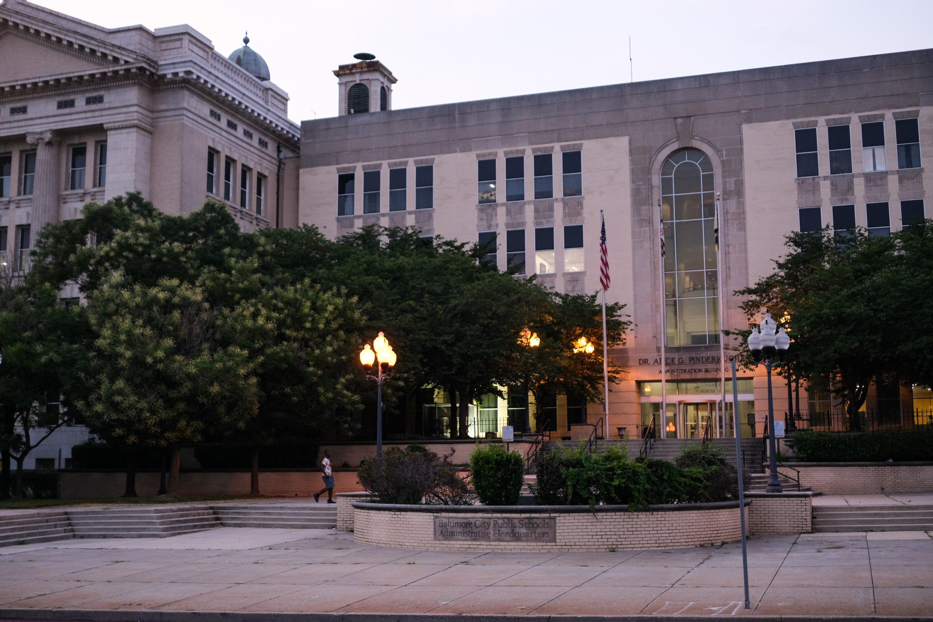 The Baltimore City Public Schools Administrative Headquarters on Tuesday, July 22, 2025.