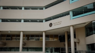 BALTIMORE, MD - July 23, 2025: The Edward A. Garmatz United States District Courthouse is seen on July 23, 2025 in Baltimore, Maryland.
