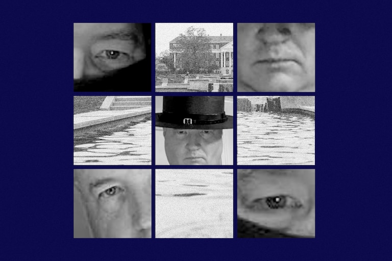 Images from Philip Meadows' profile on “FET: Kinky BDSM Dating.”