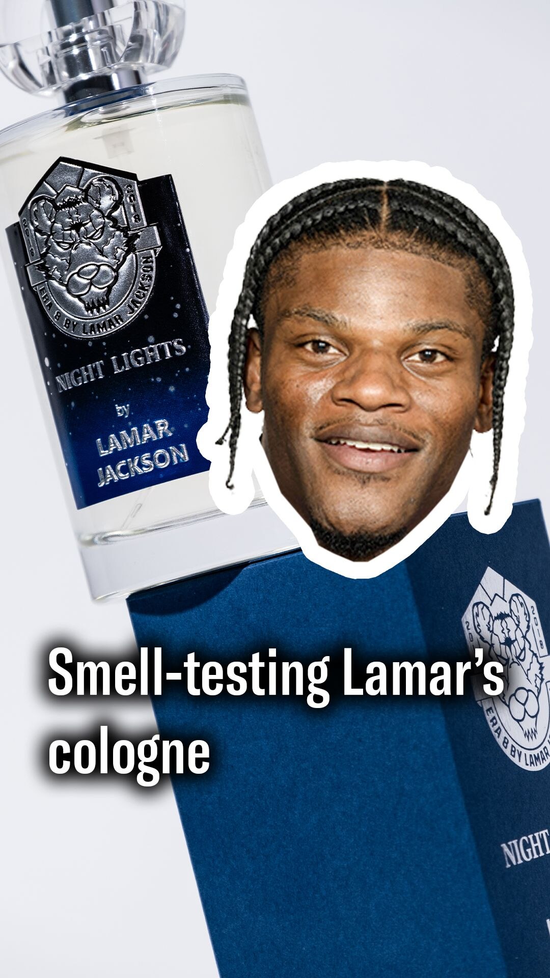 Have you seen Lamar Jackson's new unisex cologne, Night Lights? We got his Ravens teammates to try it out.