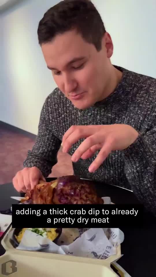 Would you try the smoked turkey leg with crab dip being served at the Ravens playoff game?