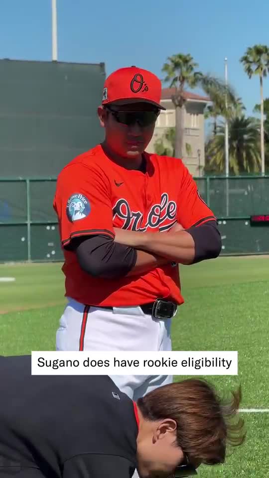 Former Yomiuri Giants star Tomoyuki Sugano has a chance to become the oldest Rookie of the Year ever with the Orioles.