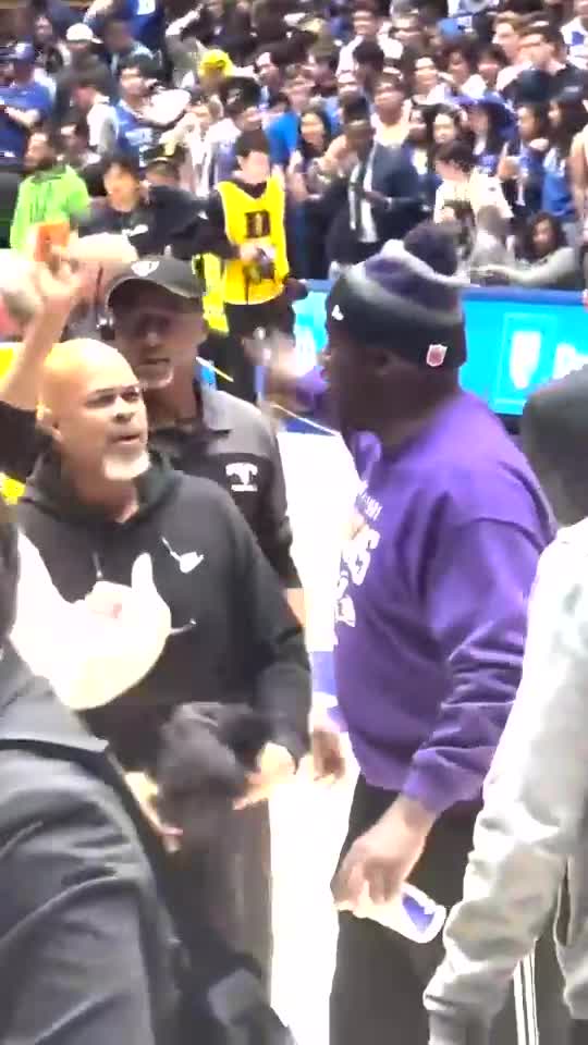 When the Panthers pulled off the 80-76 win, Carlton “Big Bub” Carrington jumped off the stands and rushed onto the court.