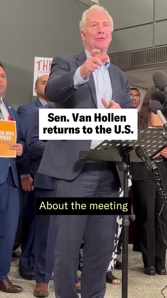 The Maryland senator says President Trump has been lying about the deported man's case "from the beginning."