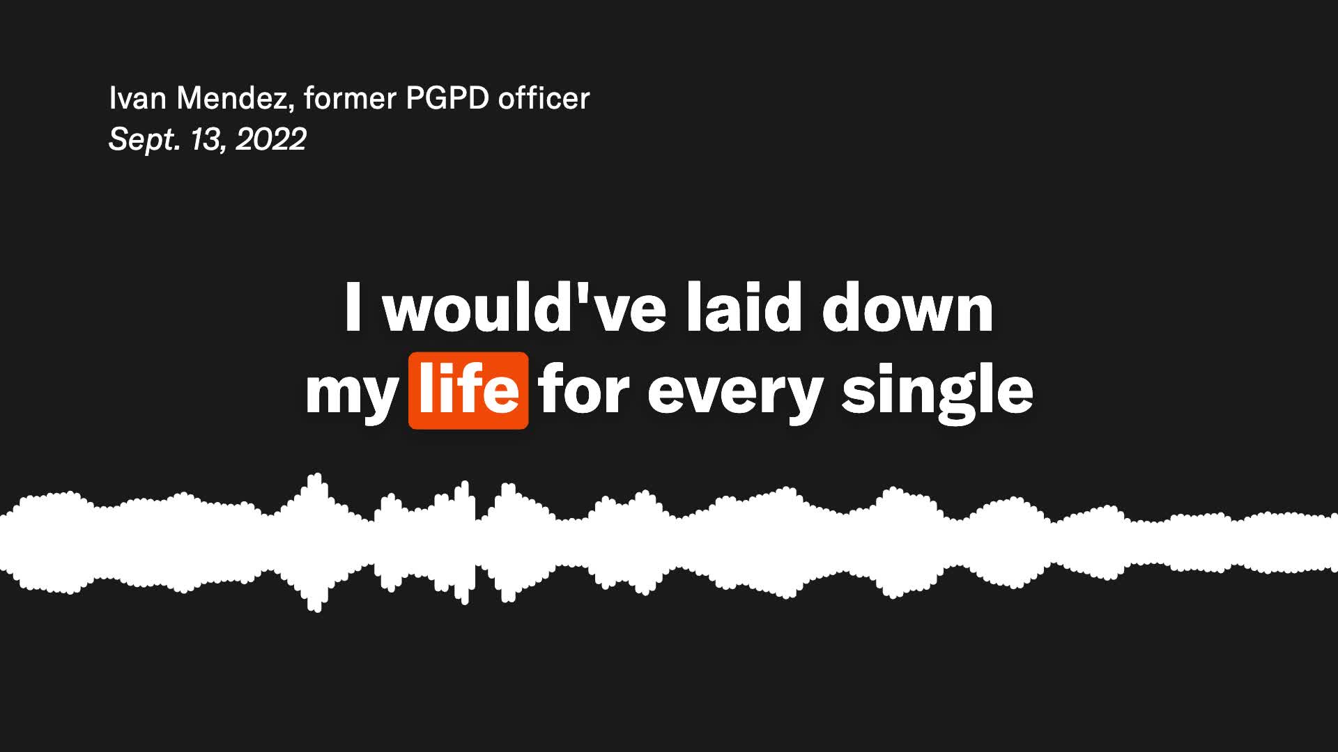 Ivan Mendez, former PGPD officer