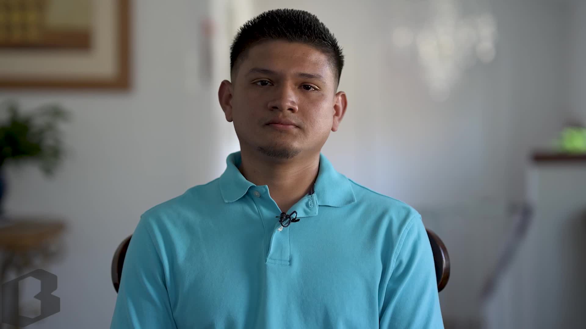 Serrano describes being held in a detention center in Virginia.