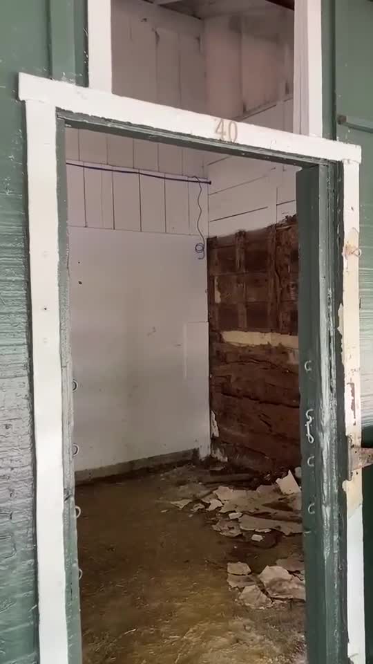 Conditions at Stall 40 in late July. (Courtesy of Al Tyler)